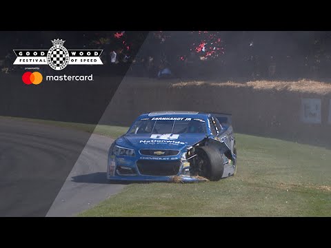 NASCAR crash in FOS Shootout