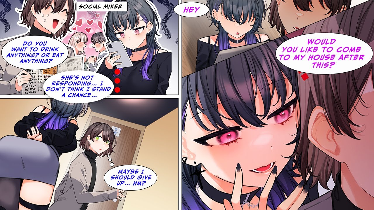 [Manga Dub] I met a quiet, unapproachable girl at a social mixer restaurant