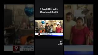 Niño del Ecuador conoce a John Eli #adoración #viral #musica