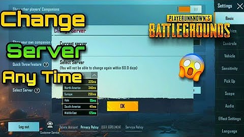 HOW TO CHANGE SERVER BEFORE 60 DAYS MULTIPLE TIMES | HOW TO CHANGE SERVER IN PUBG MOBILE | SOLUTION