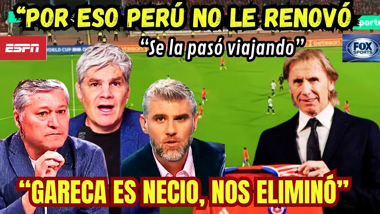 🚨 RESUMEN de toda la Prensa chilena contra GARECA tras eliminación.