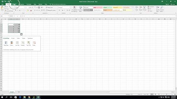 How to create a scatter Chart in excel 2016