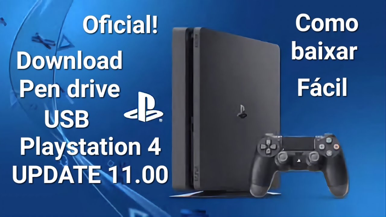 PS4 UPDATE 12.00 Como baixar atualização no pen drive USB link