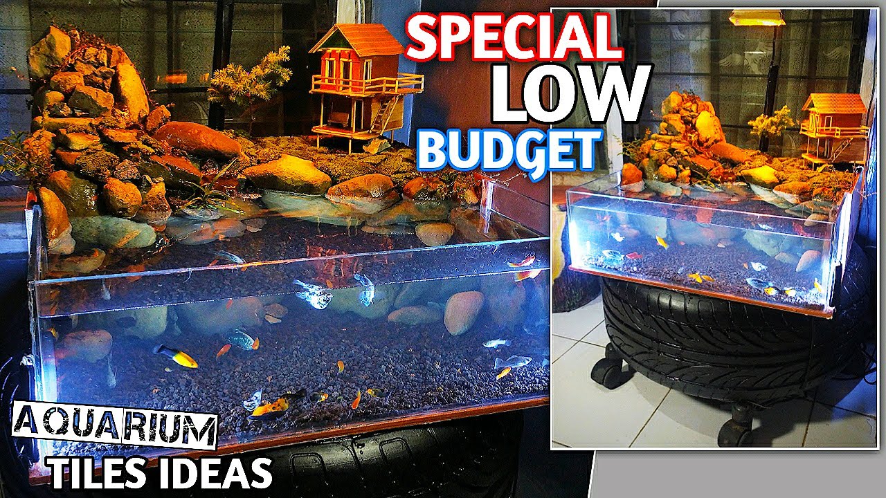 How to Build a Beautiful Waterfall Aquarium with Ceramic Tiles