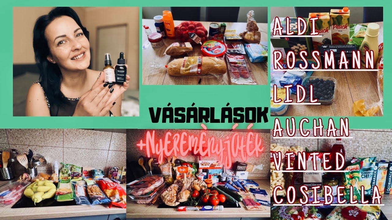 EXTRA Hosszú rész-SOK VÁSÁRLÁS/Lidl,Auchan,Rossmann,Aldi,Vinted,Cosibella Unboxing+NyJ Lezárva