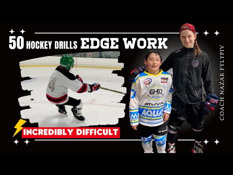 Coach Nazar Fylypiv's 50 Ultimate Edgework Hockey Drills for High Level Players