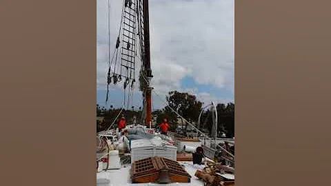 Schooner Bill of Rights, Pulling the Foremast for ...