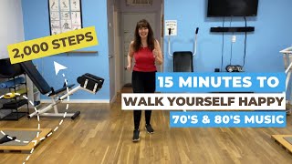 Mood Boosting Walk At Home Workout / 2,000 Steps / 1 Mile Indoor Walking Workout