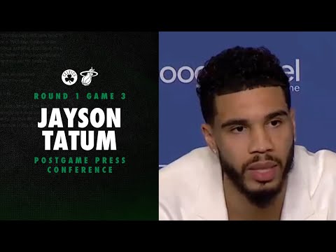 Jayson Tatum Full Postgame Media Availability | NBA Eastern Conference Finals Game 3 vs. Miami Heat