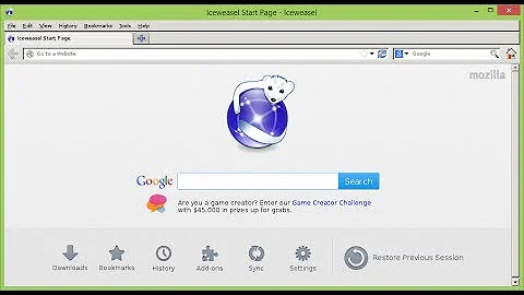 Install Iceweasel browser on Raspberry Pi