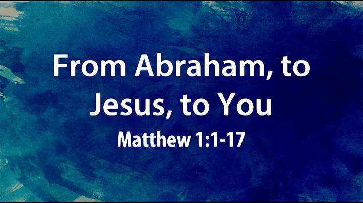 "From Abraham, to Jesus, to You" | Dr. Derek Westm...