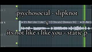 Psychosocial x It's not like i like you #kawaii #rock #blowuppls 
