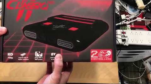 Old Skool Classiq 2 HD SNES and NES Clone Console Unboxing