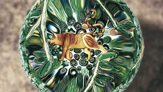 The Tiger paperweight by SaintLouis