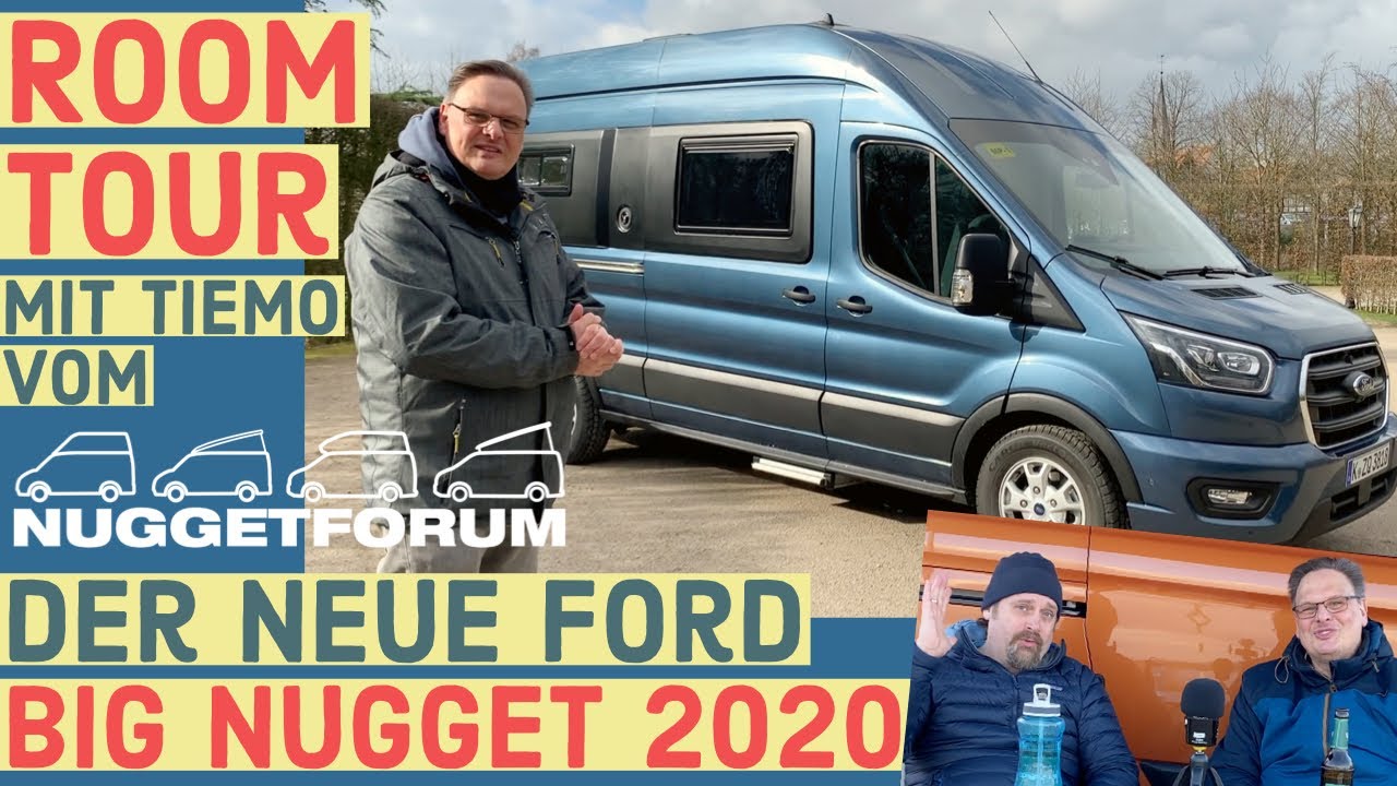 Ford BIG NUGGET 2020 | ROOMTOUR mit Tiemo vom Nuggetforum.de bei Westfalia mit Interview u. Fazit