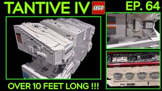 Star Wars - Building a 10 FOOT long TANTIVE IV in LEGO - Ep 64