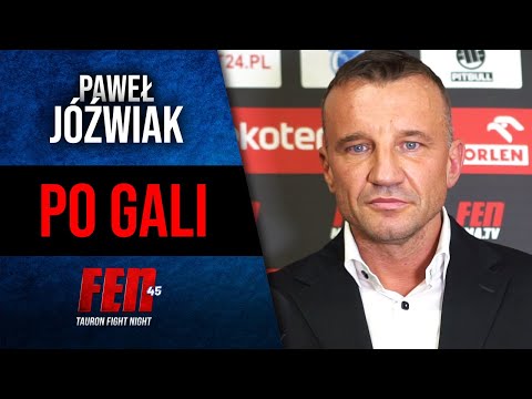 Paweł JÓŹWIAK po FEN 45: "Nie będziemy rywalizować z KSW, wiemy w którym miejscu jesteśmy"