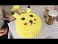 Pikachu ice cream cake - Bánh kem hình pikachu