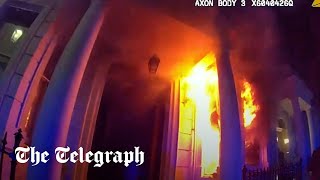 video: Watch: Police rescue residents from ‘terrifying’ South Kensington fire