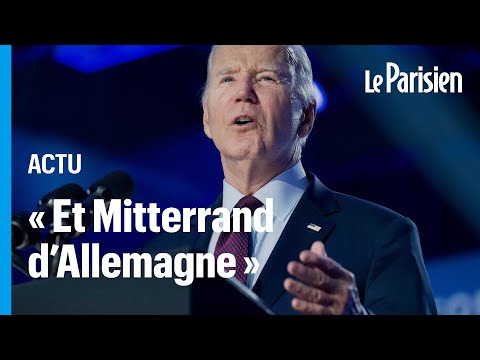 Joe Biden confond Macron avec Mitterrand.... et la France avec l&#039;Allemagne