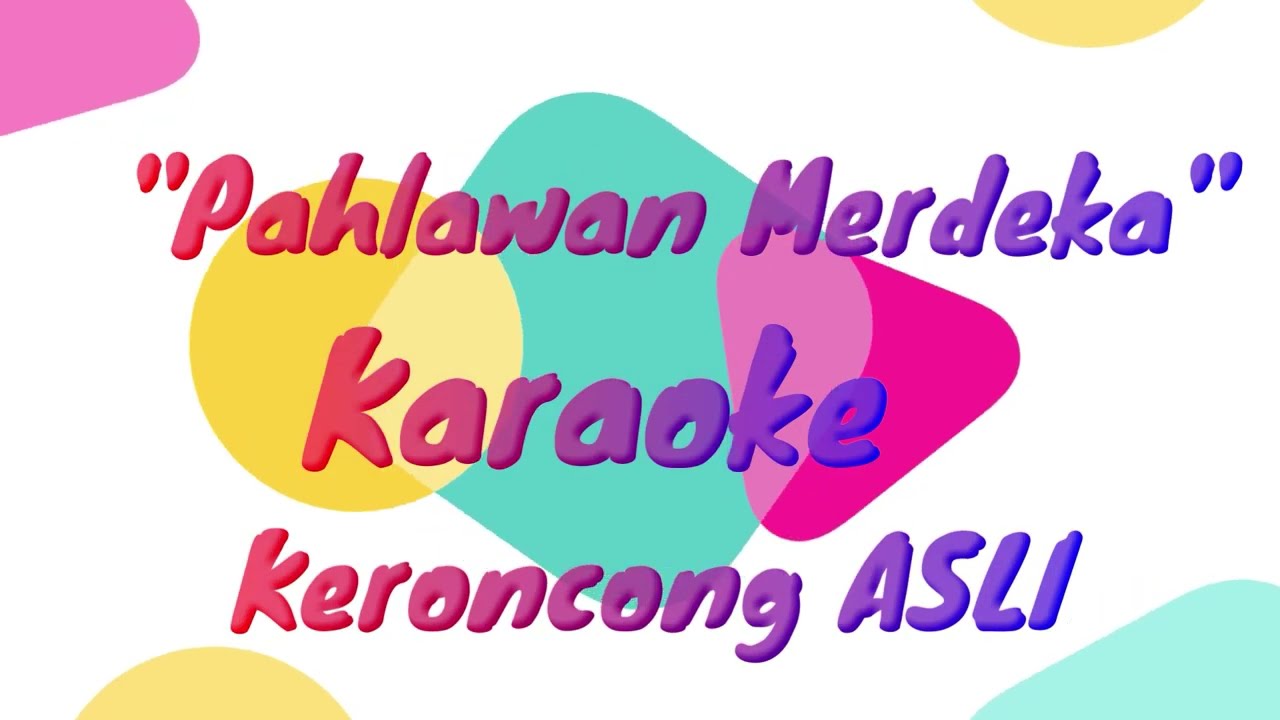 Karaoke Keroncong ASLI (minus one) 
