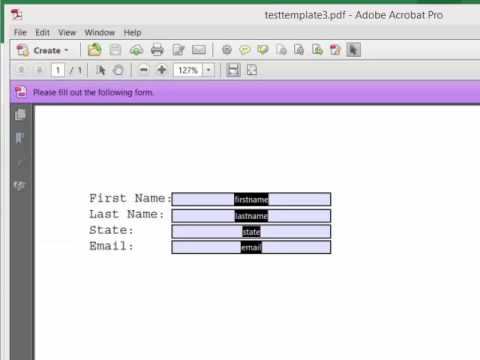 Import Excel Data Into Adobe Form Filler