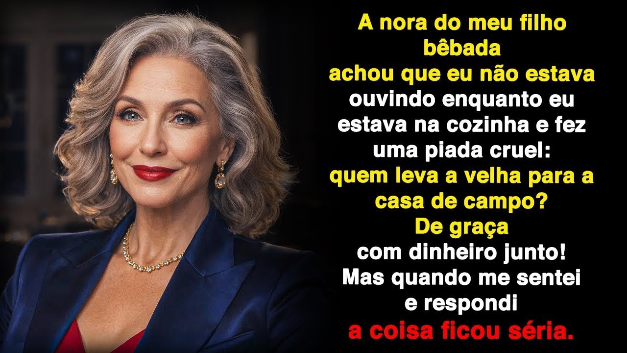 Após a zombaria desrespeitosa da nova esposa do meu filho, minha resposta calou todos