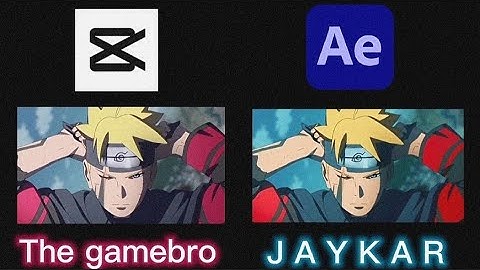 My capcut remake Vs J A Y K A R After effect edit - Fearless