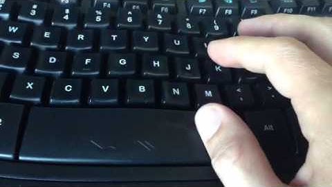 Logitech Wave K350 space bar not working