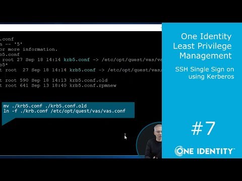 One Identity Authentication Services | Least Privilege Mgmt #7 | SSH Single Sign on using Kerberos