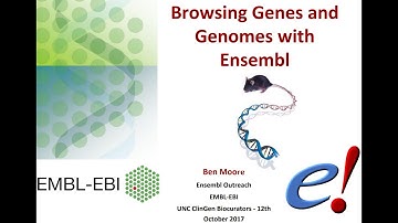 Ensembl, Part 2