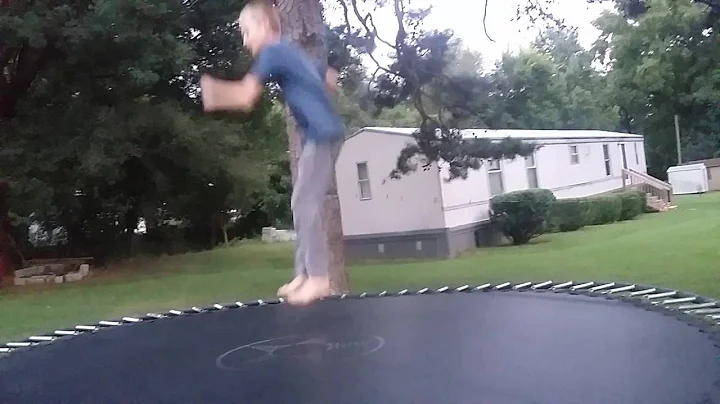 Tricks on my trampoline