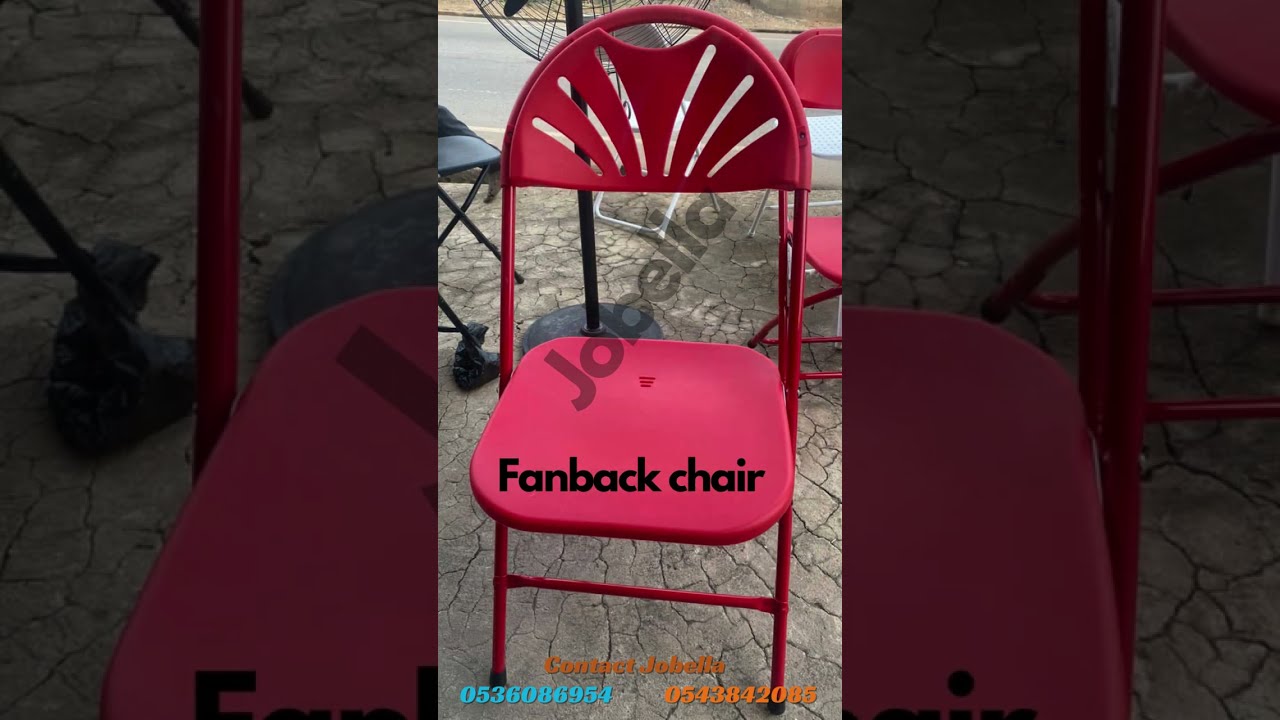 Flatback Chair Red Party Chair Funeral Chair