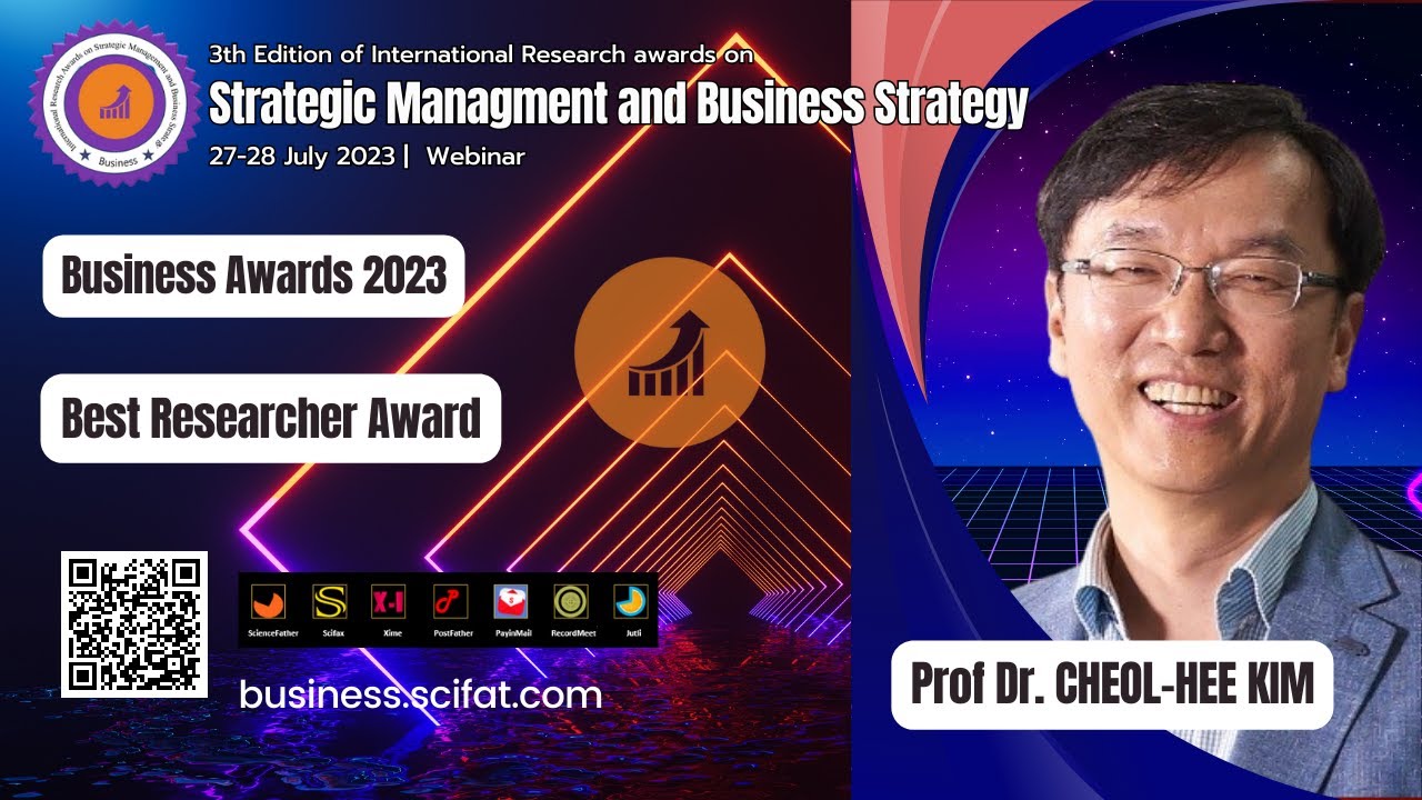 Prof. Cheol-Hee Kim, Pusan National University, South Korea | Best Researcher Award