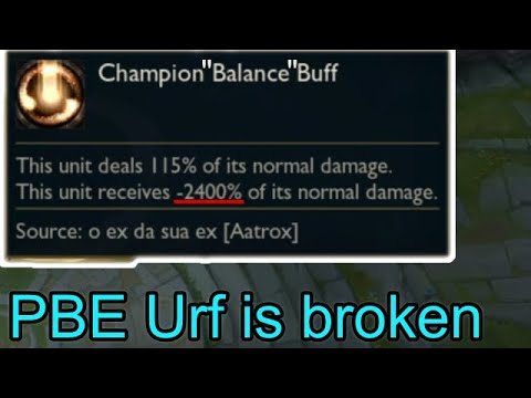 PBE URF Is like a Different Game Mode - League of Legends PBE