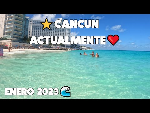 Cancun🔴La Mejor Zona Hoy😍Playa Caracol🌴7 Enero 2023