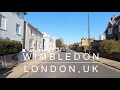 4K Wimbledon (London, UK) Car Drive