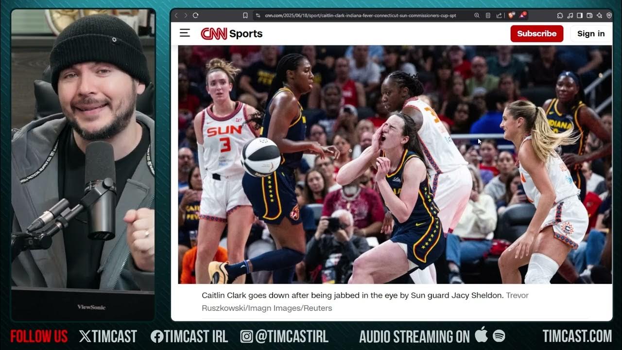 Caitlin Clark MERCILESSLY BEATEN AGAIN, WNBA Is Cringe And WANTS Clark To Get hit For Views - YouTube