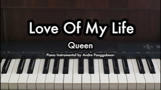 Love Of My Life - Queen | Piano Karaoke by Andre Panggabean