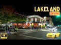 Lakeland florida driving through at night