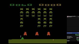 Space Invaders Atari 2600 Version Clear 1 Wave Speedrun (47.941)