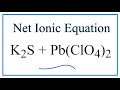 Net Ionic Equations and Spectator Ions