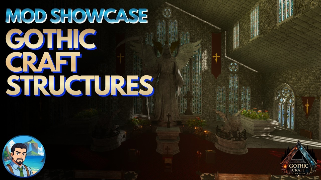 Ark Mod Showcase: Gothic Craft Structure Skins | Premium Gothic Build ...