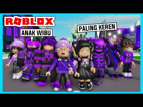 24 Jam Serba Ungu Hitam Di Roblox Brookhaven ft @Shasyaalala