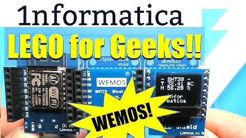 Introduction to WEMOS D1 Mini plus Shields from Banggood - LEGO for Geeks!! - Electronic Project