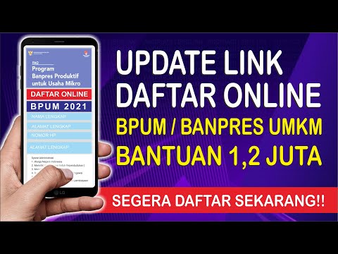 UPDATE LINK DAFTAR UMKM ONLINE 2021 TAHAP 3