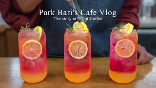 cafe vlog | 봄을 부르는 핑크빛 에이드 💕 | 카페 브이로그 | asmr | 개인카페 | 음료제조