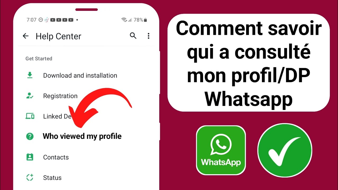 Consulte Comment voir qui a consulté votre statut/profil WhatsApp en secret ...