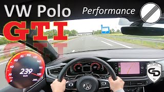 2020 VW Polo GTI (200 PS) | Onboard TOP Speed on German Autobahn by ChrisDrivingTV