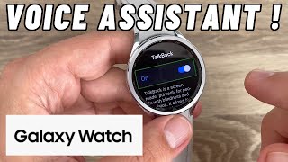 How to Turn Off VOICE ASSISTANT on Samsung Galaxy Watch 4, 5, 6 screenshot 5
